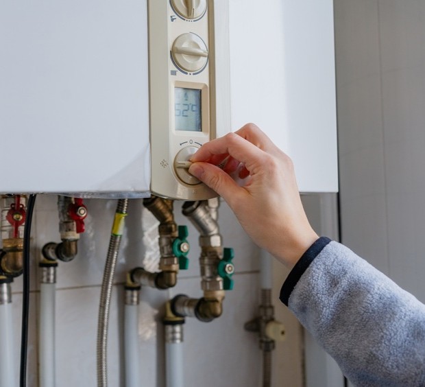 Analyseur portatif appliqué sur une boiserie peinte pour le diagnostic plomb (CREP)